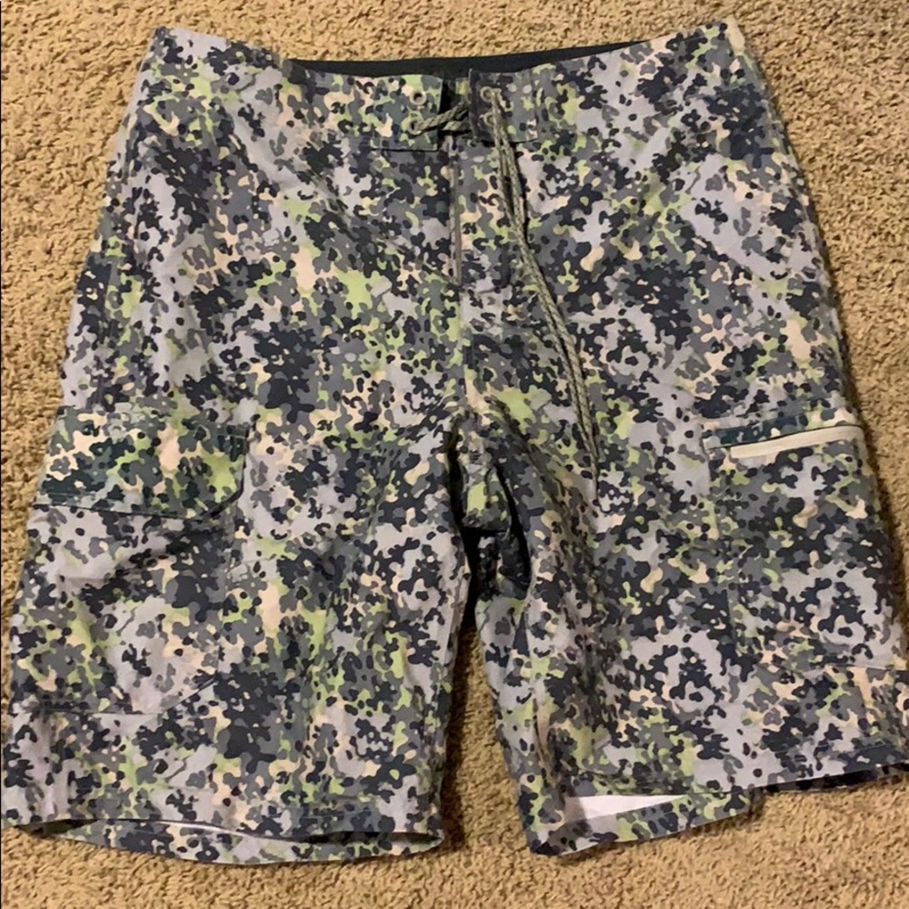 Men’s camo boardshorts